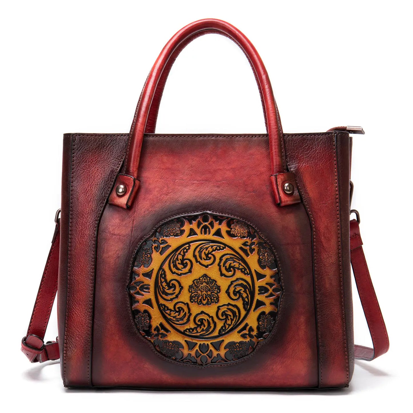 Elegant Vintage Luxury Handbags for Women Genuine Leather