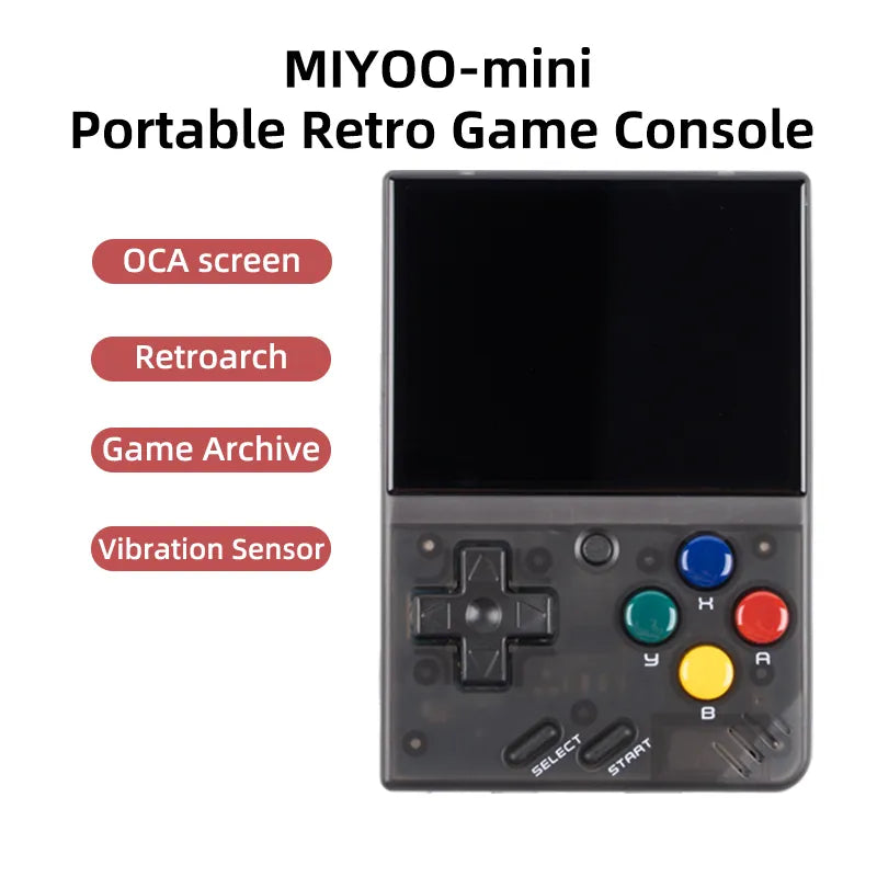 V4 Portable Retro Handheld Game Console 2.8Inch IPS Screen Video Linux System