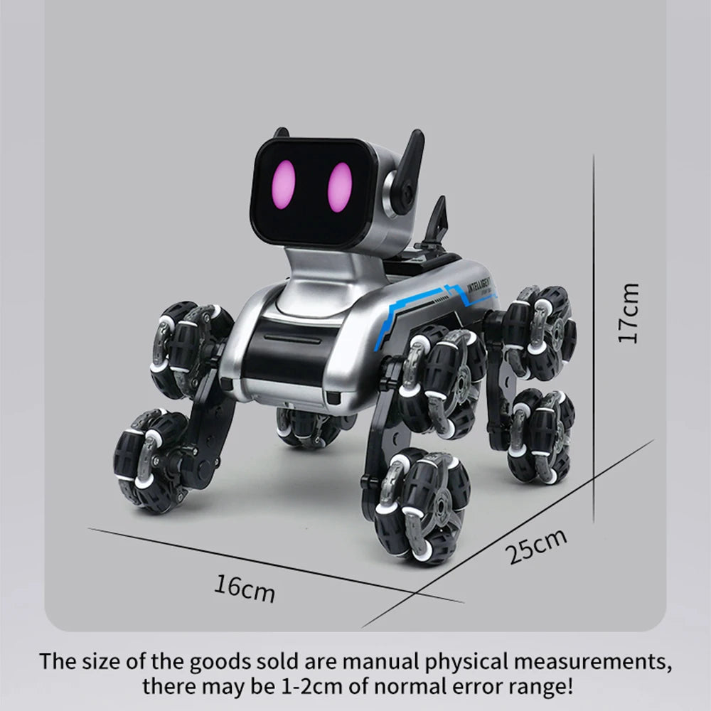 Toy Boy Intelligent Machine Dog Remote Control Car 8-Wheel Stunt Remote