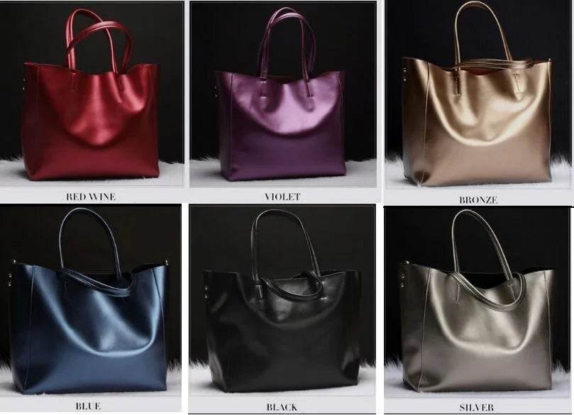 L4008 Genuine Leather Fashion Handbags for Ladies