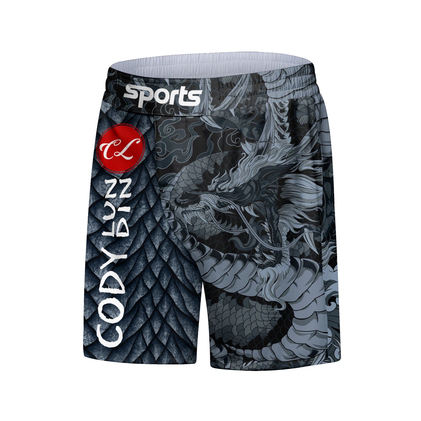 Cody Men Grappling Wear With Print  Jiu Jitsu No Gi Bjj Rashguard Exercise Polyester Sportswear MMA Running Gym Clothes