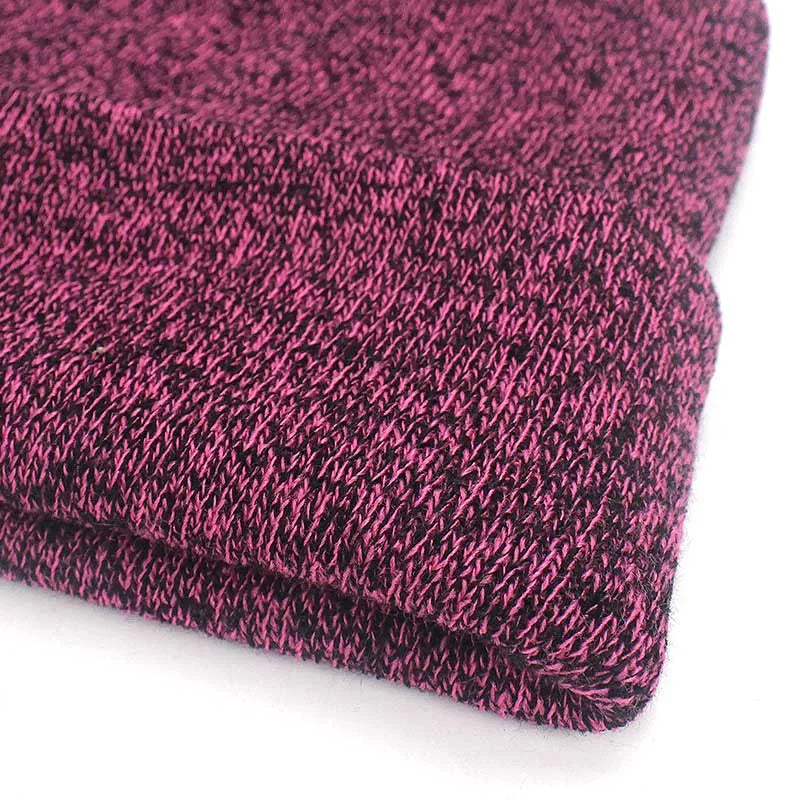 Unisex Beanies Hat Ring Scarf Gloves Set Winter Knitted Thick Warm Cap Women Men Solid Retro Beanie Hat Soft Touch Screen Gloves