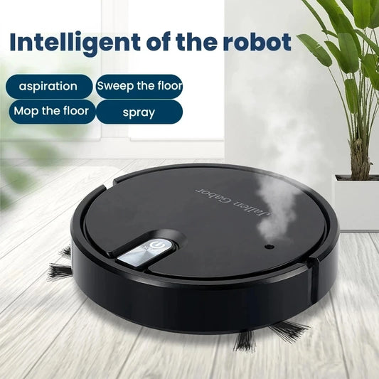 5 in 1 Wireless Smart Robot Vacuum Super Quiet Vacuuming Mopping Appliance