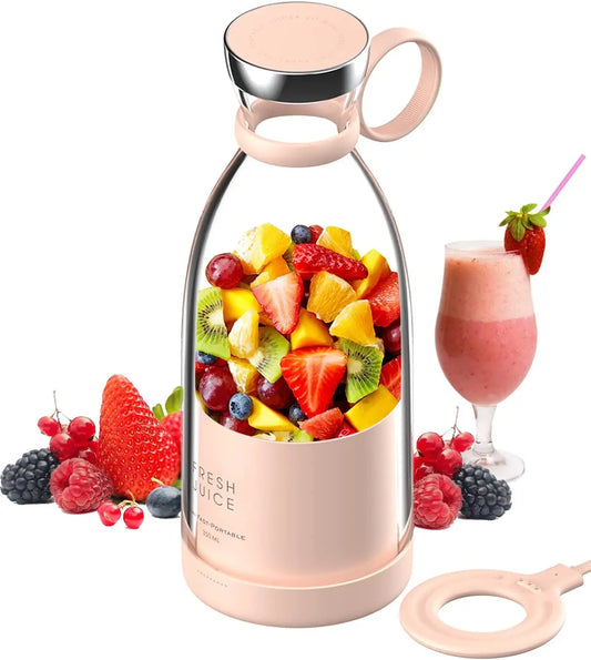 Household Handheld 3D 380ml Juicer Cup Smoothie Rechargeable Blender