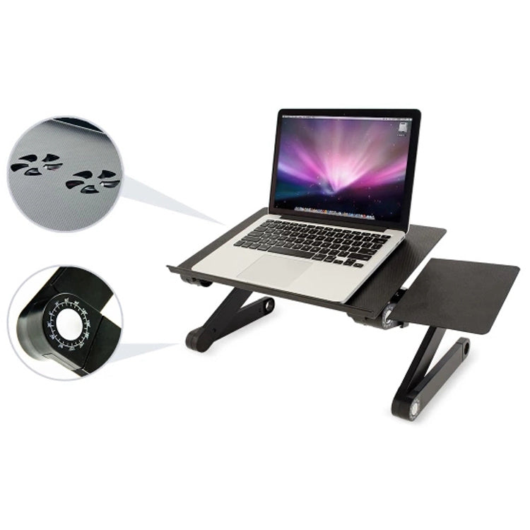 Portable Computers Desk Adjustable Folding Aluminum Laptop Stand